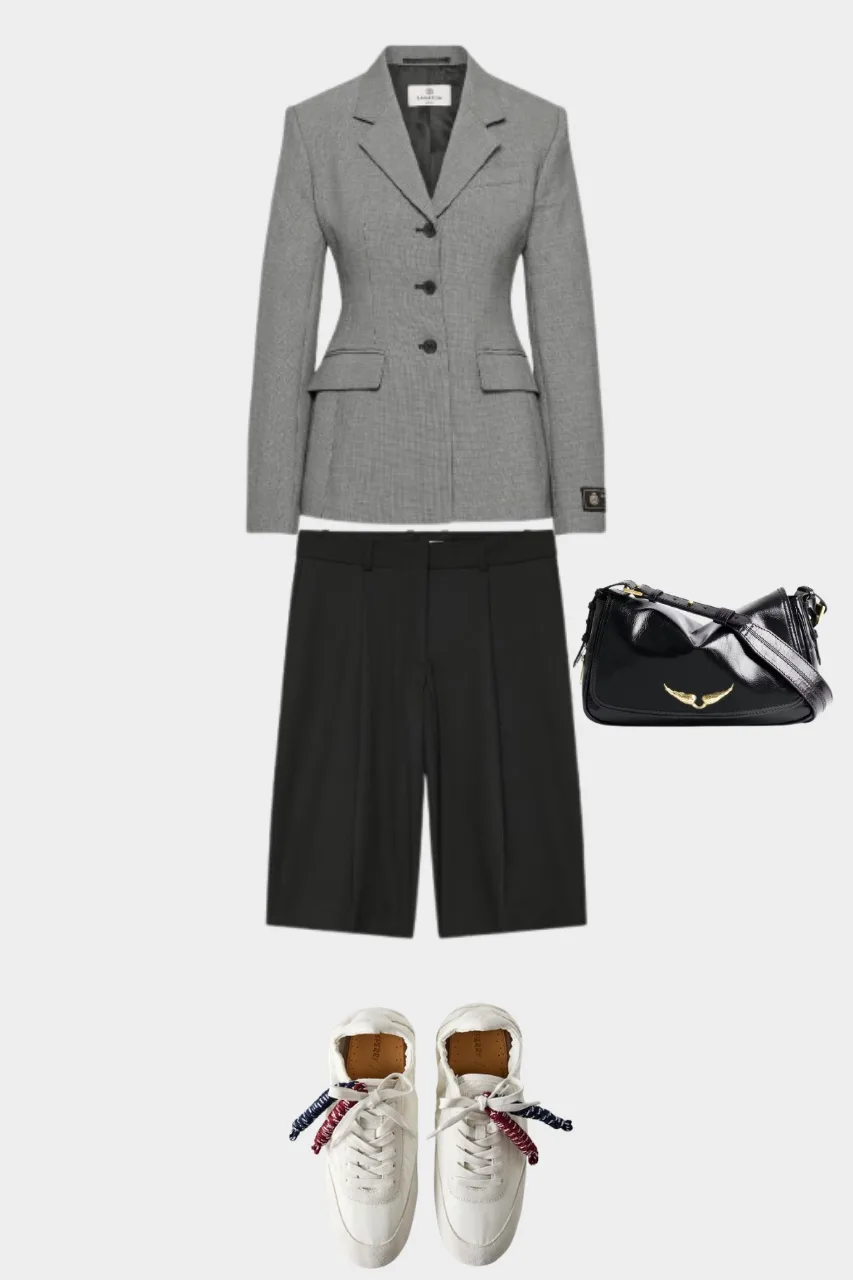 minimalist sneaker outfit