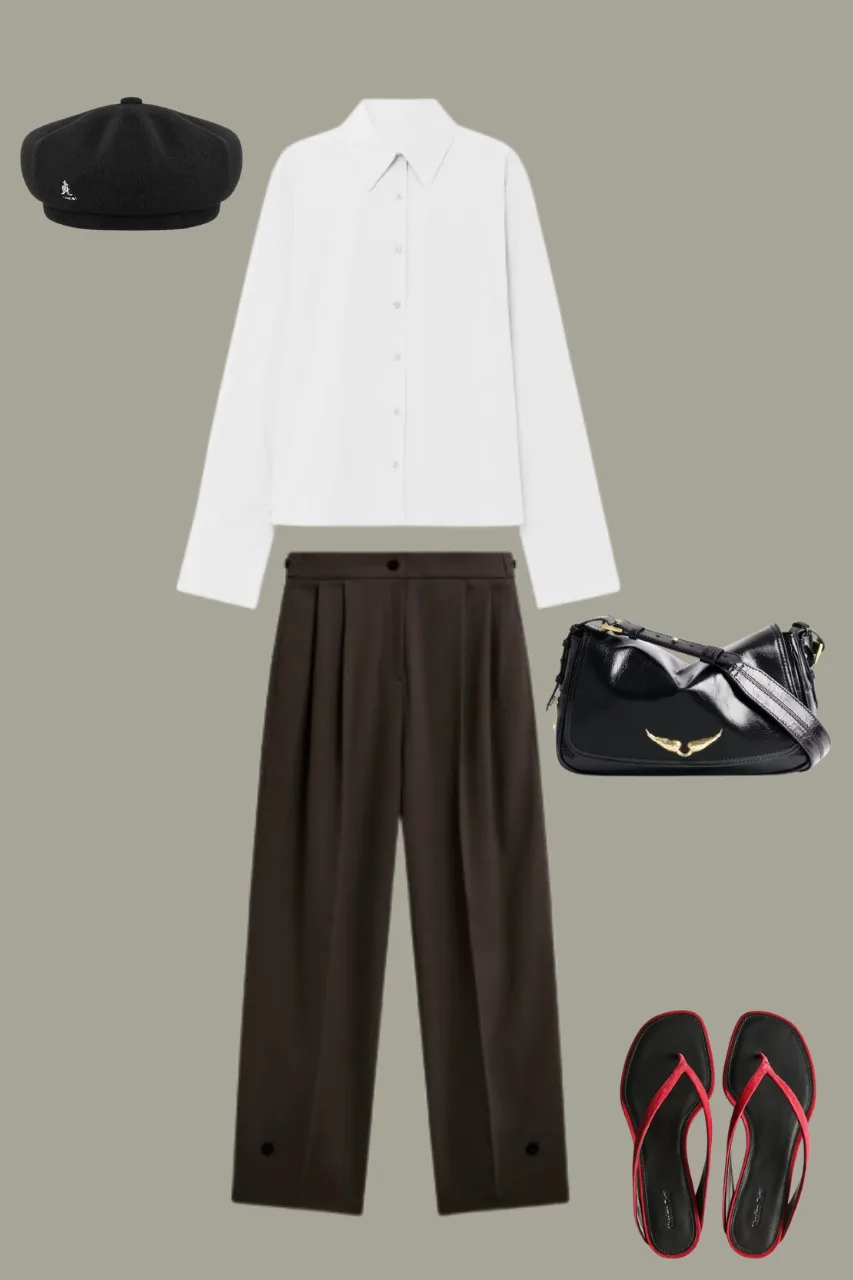 old money outfit with white shirt