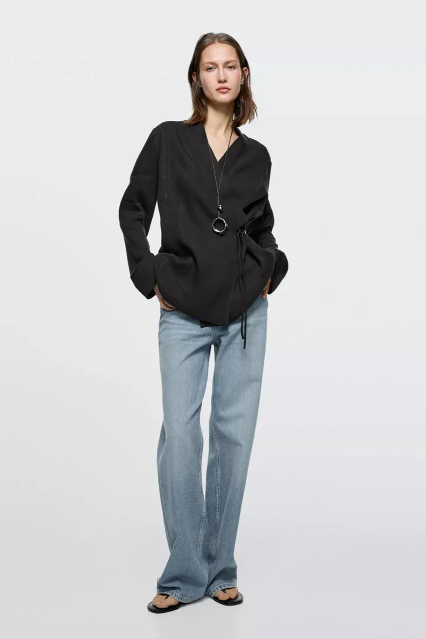 wide leg jeans outfit ideas